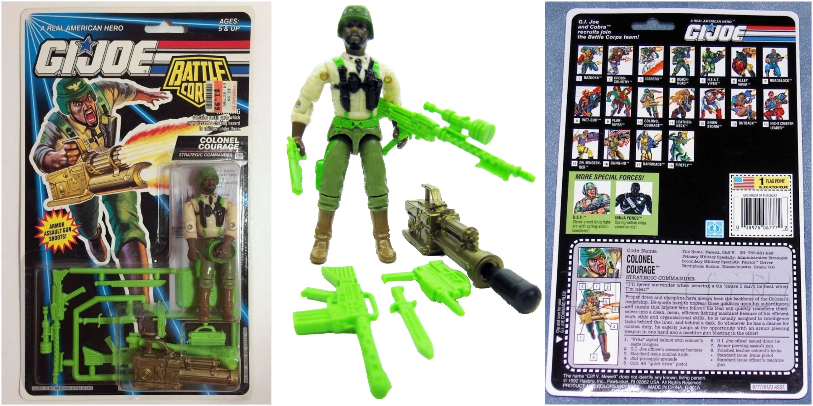 Colonel Courage Used 1992 GI Joe Action Figure Used Colonel Courage Used 1992 GI Joe Action Figure Used